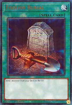 Törichtes Begräbnis (V.7) RA02-049 Ultimate Rare Near Mint Deutsch 1. Auflage