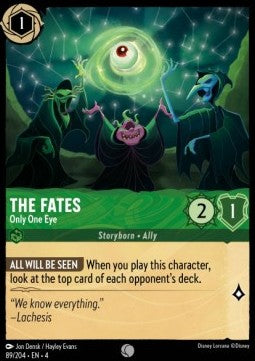 Die Schicksalsgöttinnen - Nur ein Auge 4URS-89 Common Excellent Deutsch Foil