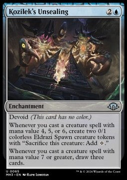 Kozilek's Unsealing MH3-65 Uncommon Excellent Englisch Foil