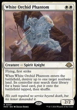 White Orchid Phantom MH3-47 Rare Near Mint Englisch