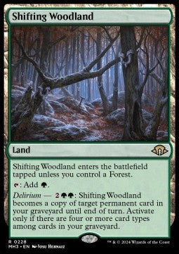Shifting Woodland MH3-228 Rare Excellent Englisch