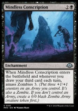 Mindless Conscription MH3-101 Uncommon Excellent Englisch