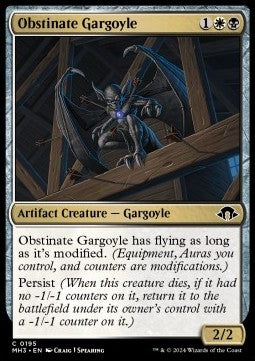 Obstinate Gargoyle MH3-195 Common Excellent Englisch