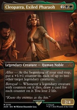 Cleopatra, Exiled Pharaoh XACR-119 Mythic Near Mint Englisch