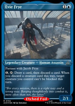 Evie Frye XACR-192 Rare Near Mint Englisch Foil