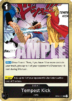 Tempest Kick (OP07-096) OP07 Rare EX Englisch