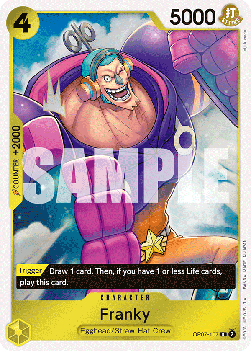 Franky (OP07-107) (V.1) OP07 Rare Near Mint Englisch