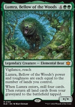 Lumra, Bellow of the Woods BLB-183 Mythic Excellent Englisch Foil