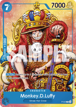 Monkey.D.Luffy (P-043) (V.1) P Promo Near Mint Englisch