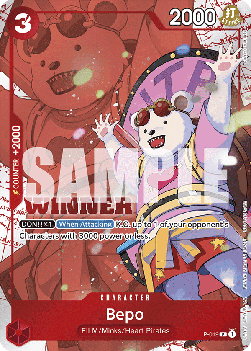 Bepo (P-019) (V.3) P Promo Near Mint Englisch