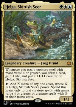 Helga, Skittish Seer BLB-217 Mythic Excellent Englisch