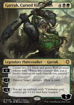 Garruk, verfluchter Jäger XBLC-99 Mythic Excellent Deutsch Foil