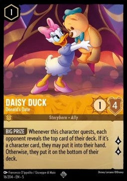 Daisy Duck - Donalds Verabredung 5SSK-16 Super Rare Near Mint Deutsch