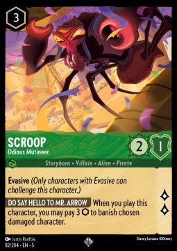 Scroop - Odious Mutineer 5SSK-82 Super Rare Excellent Englisch