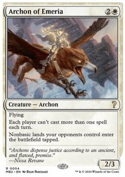 Archon of Emeria MB2-4 Rare Near Mint Englisch