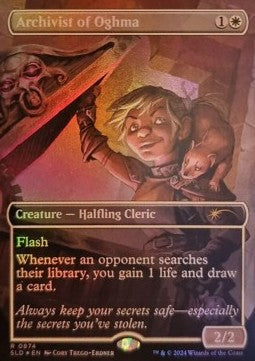 Archivist of Oghma SLD-874 Rare Excellent Englisch Foil