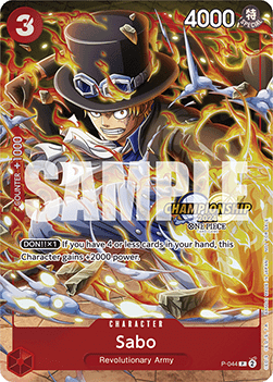 Sabo (P-044) (V.1) STP Promo Near Mint Englisch