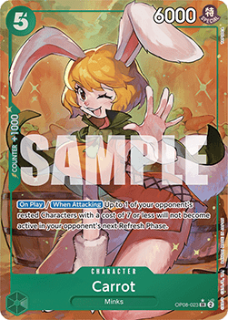 Carrot (OP08-023) (V.2) OP08 Alternate Art Near Mint Englisch