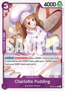 Charlotte Pudding (OP08-067) (V.1) OP08 Rare Near Mint Englisch
