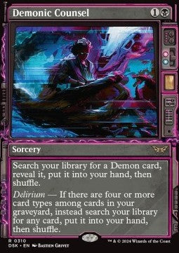 Demonic Counsel XDSK-310 Rare Near Mint Englisch Foil