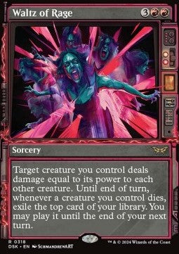 Waltz of Rage XDSK-318 Rare Near Mint Englisch Foil