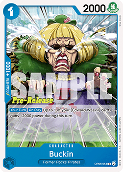 Buckin (OP08-051) OP08P Common Near Mint Englisch