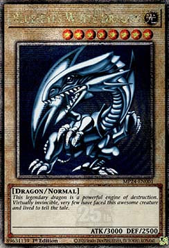 Blue-Eyes White Dragon MP24-001 Quarter Century Secret Rare Excellent Englisch 1. Auflage