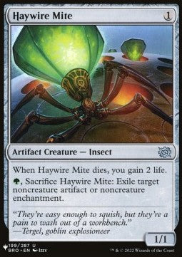 Haywire Mite MB2R- Uncommon Near Mint Englisch