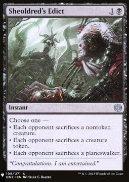 Sheoldred's Edict MB2R- Uncommon Near Mint Englisch