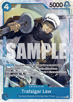 Trafalgar Law (ST17-002) ST-17 Super Rare Near Mint Englisch