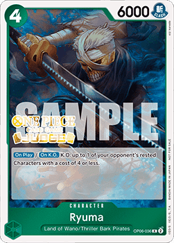 Ryuma (OP06-036) JDG Rare Near Mint Englisch