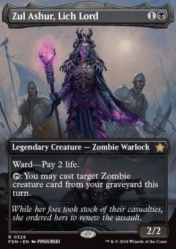 Zul Ashur, Lich Lord XFDN-326 Rare Near Mint Englisch