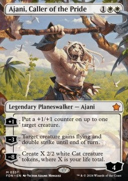 Ajani, Caller of the Pride XFDN-357 Mythic Near Mint Englisch