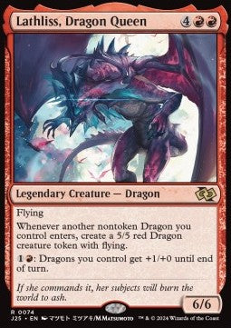 Lathliss, Dragon Queen J25-74 Rare Excellent Englisch