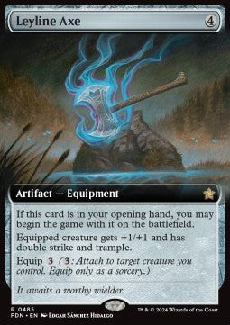 Leyline Axe XFDN-485 Rare Excellent Englisch Foil