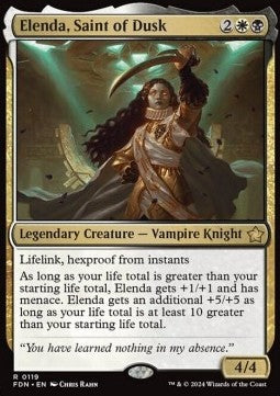 Elenda, Saint of Dusk FDN-119 Rare Near Mint Englisch