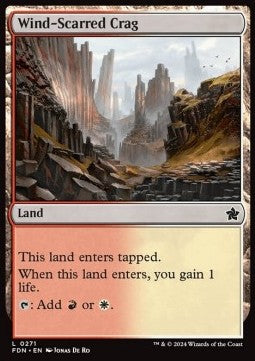 Windgepeitschte Felswand FDN-271 Common Near Mint Deutsch Foil