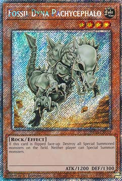 Fossiler Pachycephalosaurier (V.1) RA03-195 Platinum Secret Rare Near Mint Deutsch 1. Auflage