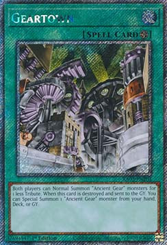 Antriebsstadt (V.1) RA03-203 Platinum Secret Rare Near Mint Deutsch 1. Auflage
