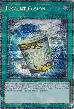 Instantfusion (V.2) RA03-171 Quarter Century Secret Rare Near Mint Deutsch 1. Auflage