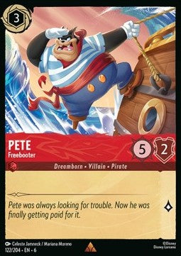Pete - Freebooter 6AZS-122 Rare Excellent Englisch
