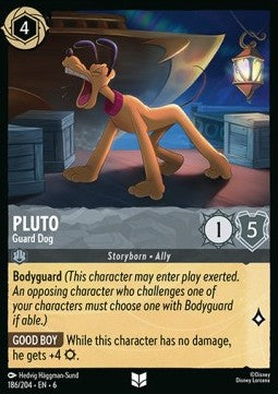 Pluto - Wachhund 6AZS-186 Uncommon Near Mint Deutsch Foil