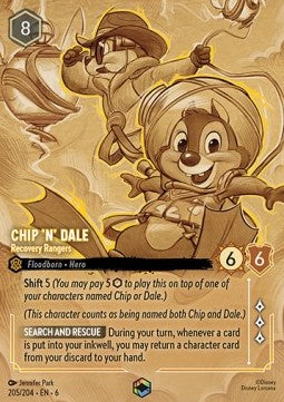 Chip und Chap - Ritter der Rückgewinnung 6AZS-205 Enchanted Near Mint Deutsch Foil