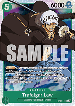 Trafalgar Law (OP01-047) (V.1) PRB01 Super Rare Near Mint Englisch