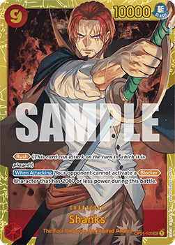 Shanks (OP01-120) (V.1) PRB01 Secret Rare Near Mint Englisch