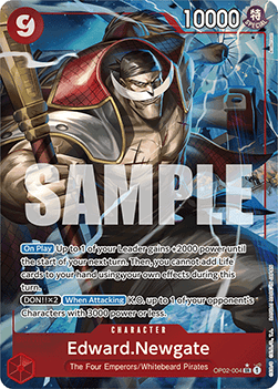 Edward.Newgate (OP02-004) PRB01 Alternate Art Near Mint Englisch