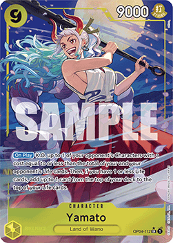 Yamato (OP04-112) (V.2) PRB01 Alternate Art Near Mint Englisch