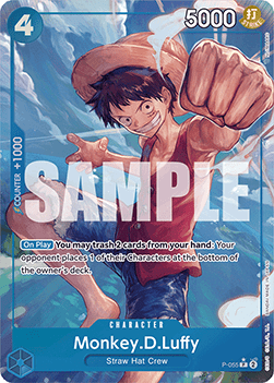 Monkey.D.Luffy (P-055) (V.3) PRB01 Promo Near Mint Englisch