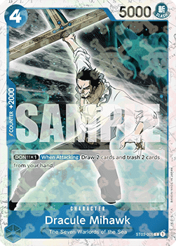 Dracule Mihawk (ST03-005) (V.2) PRB01 Common Near Mint Englisch