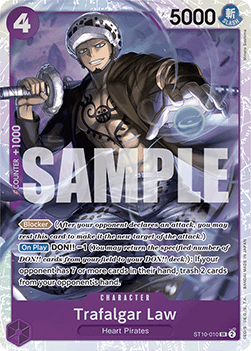 Trafalgar Law (ST10-010) (V.1) PRB01 Super Rare Near Mint Englisch